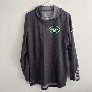 Nike NFL New York Jets Lightweight Hoodie — Men’s L — Dri-Fit, Pullover